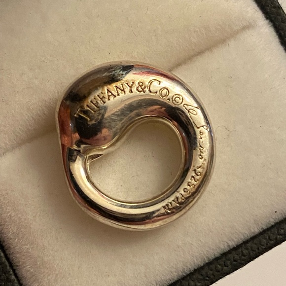 Tiffany & Co Sterling Silver Elsa Peretti Eternal Circle Pendant - Picture 2 of 11
